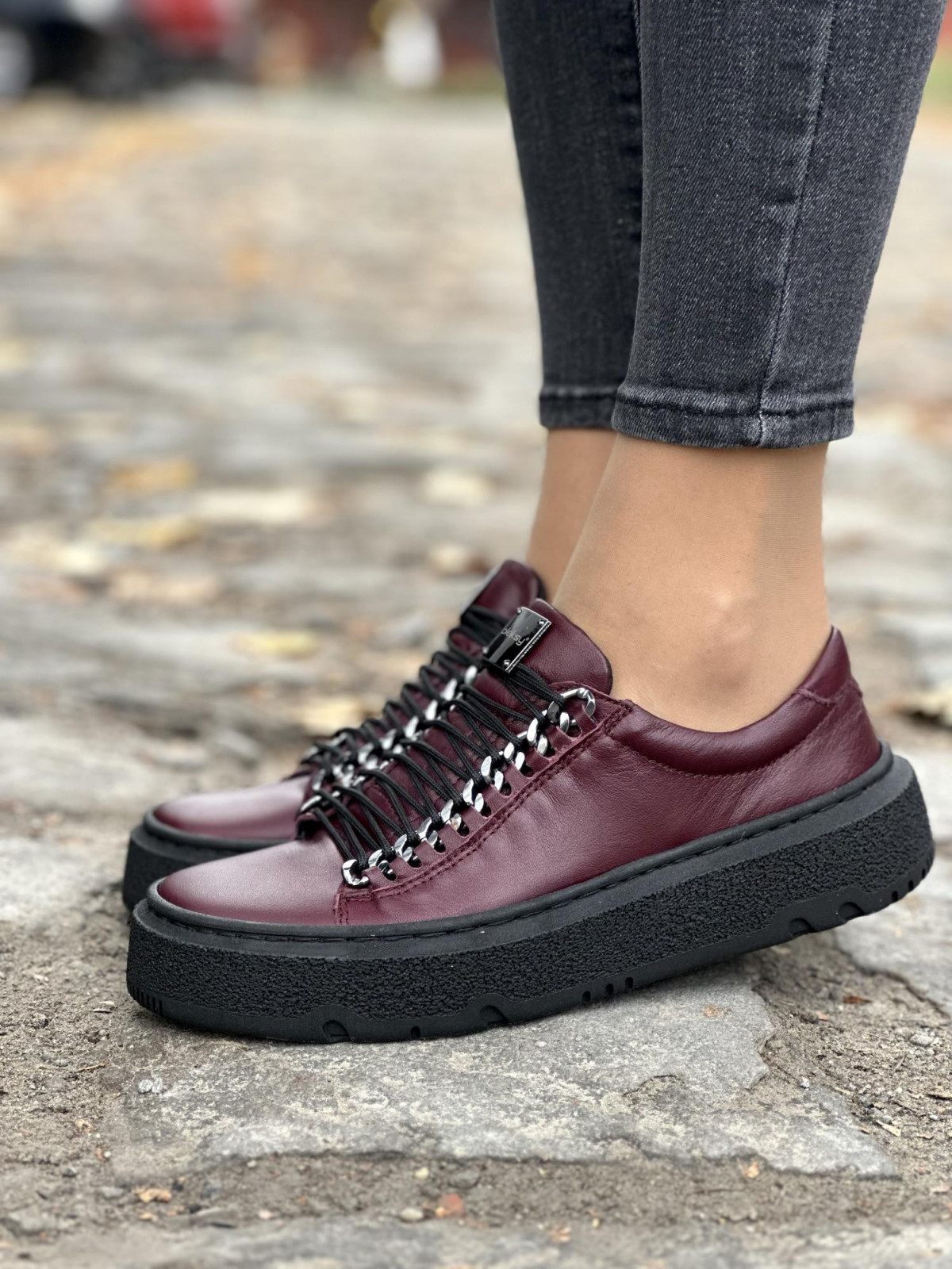 Trampki damskie skórzane OLEKSY polskiej produkcji