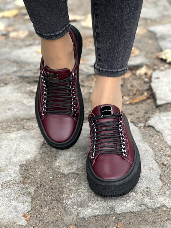 Trampki damskie skórzane OLEKSY polskiej produkcji