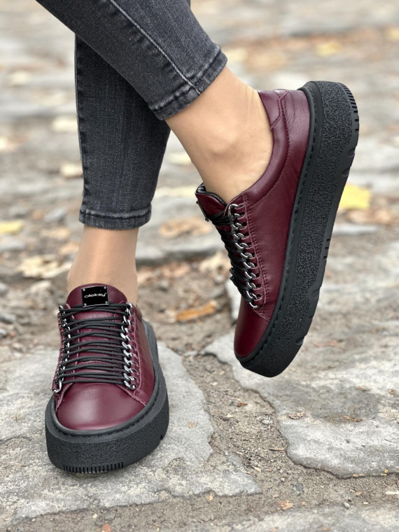 Trampki damskie skórzane OLEKSY polskiej produkcji