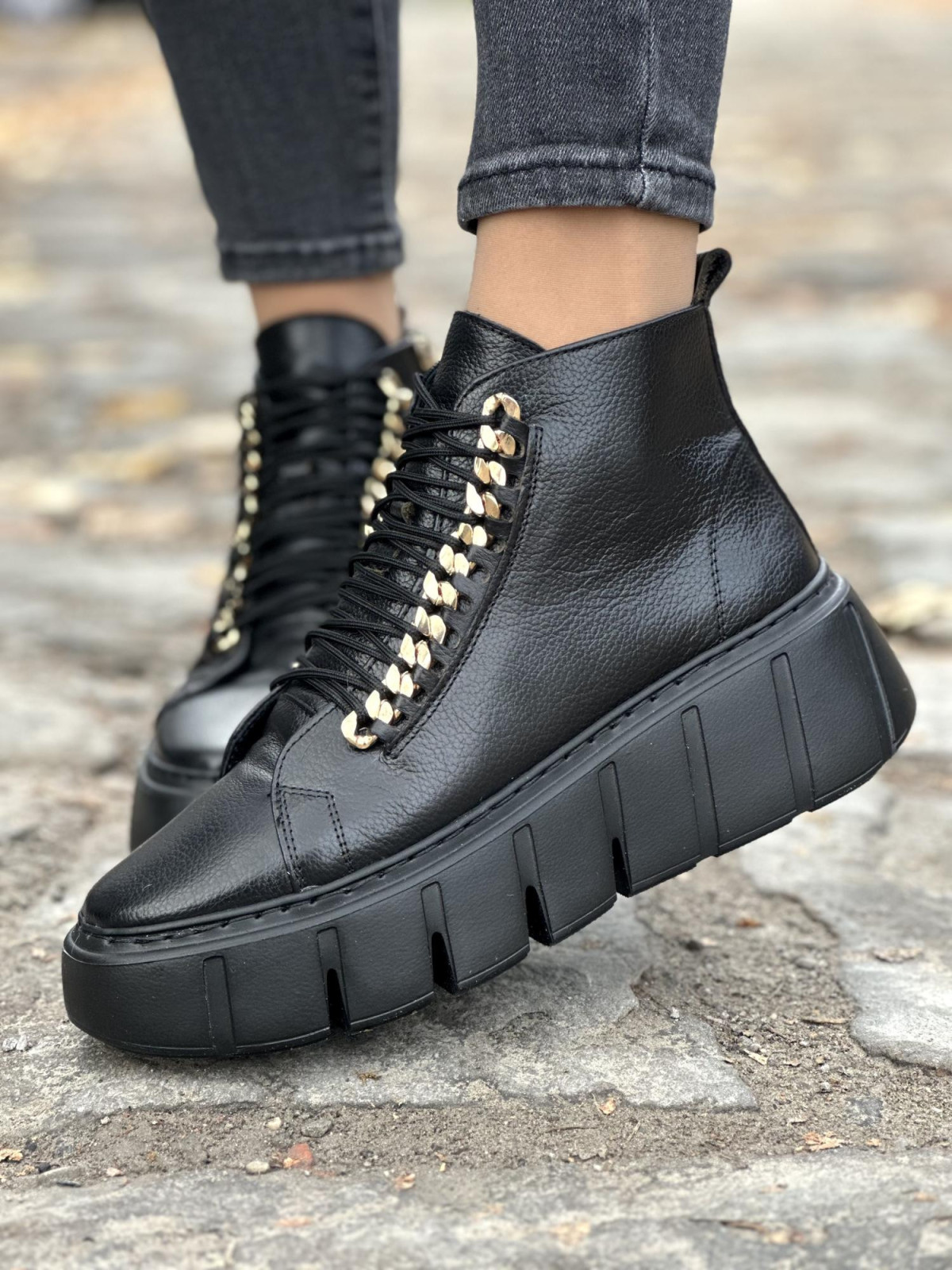 Sneakersy OLEKSY ze skóry Polskiej produkcji