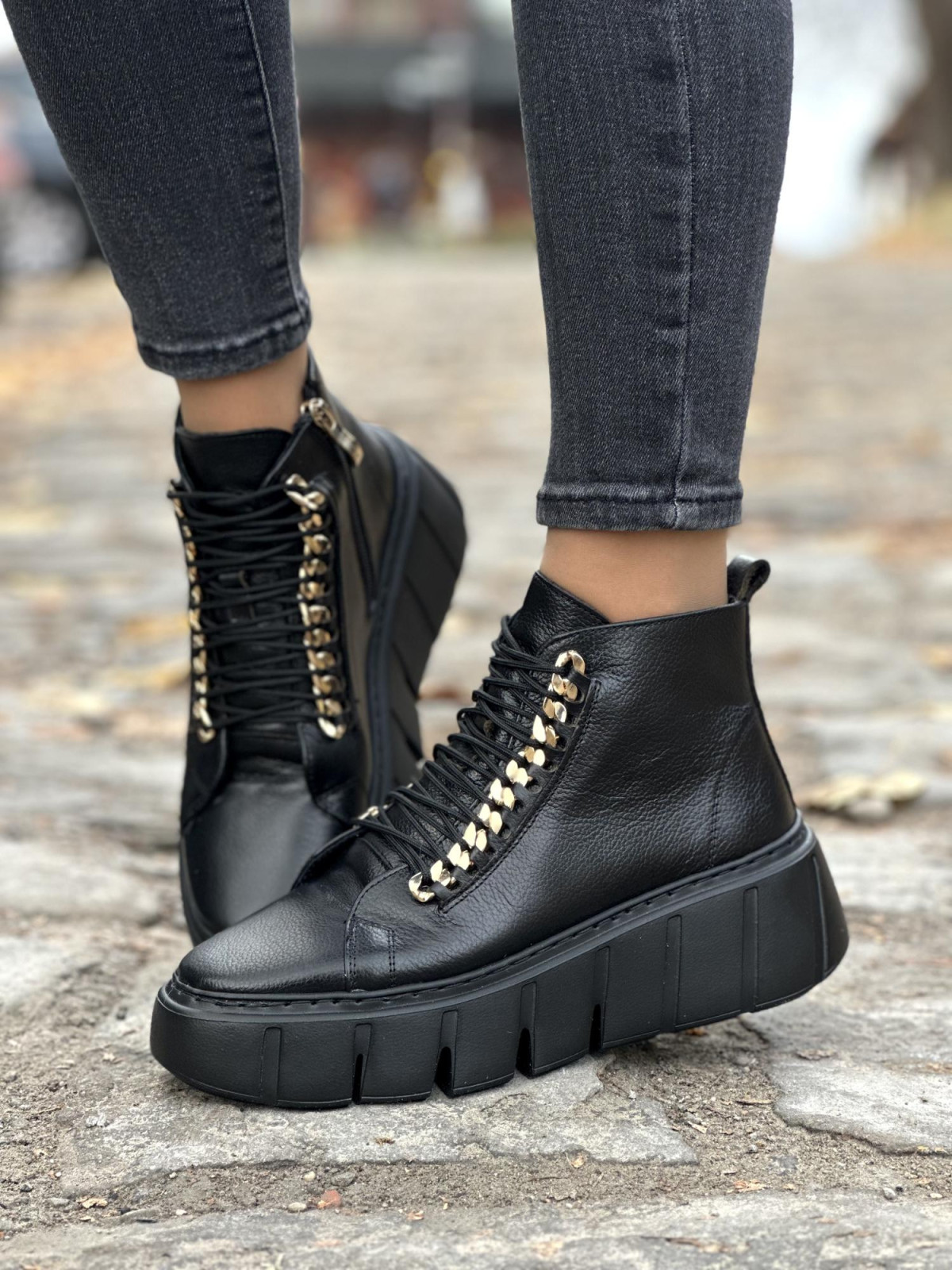 Sneakersy OLEKSY ze skóry Polskiej produkcji