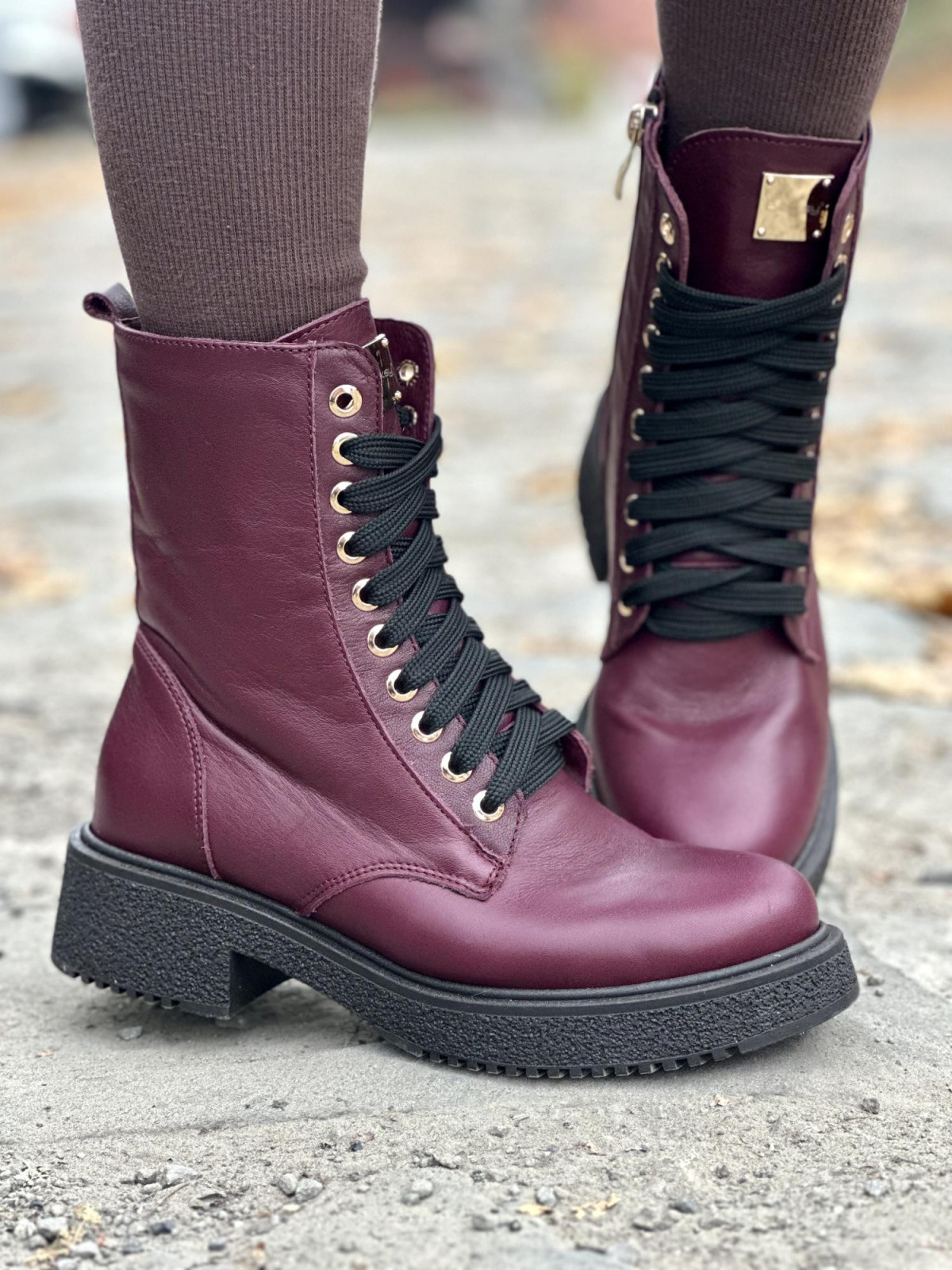 Botki skórzane OLEKSY Polskiej produkcji