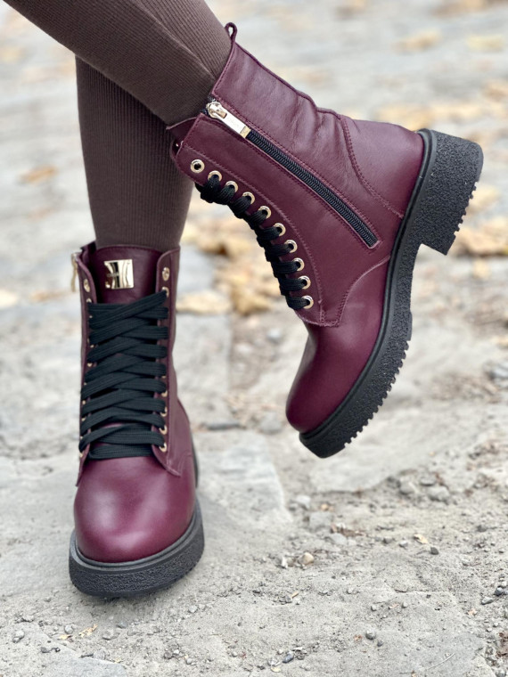 Botki skórzane OLEKSY Polskiej produkcji