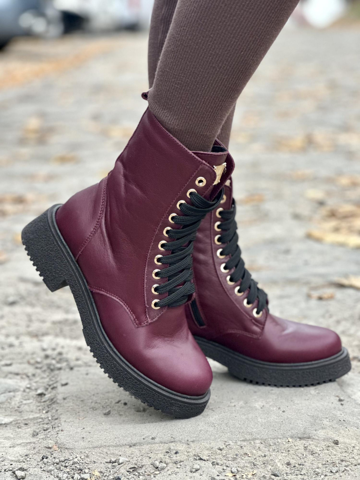 Botki skórzane OLEKSY Polskiej produkcji