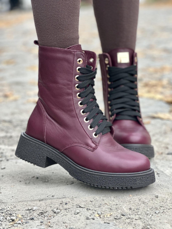 Botki skórzane OLEKSY Polskiej produkcji