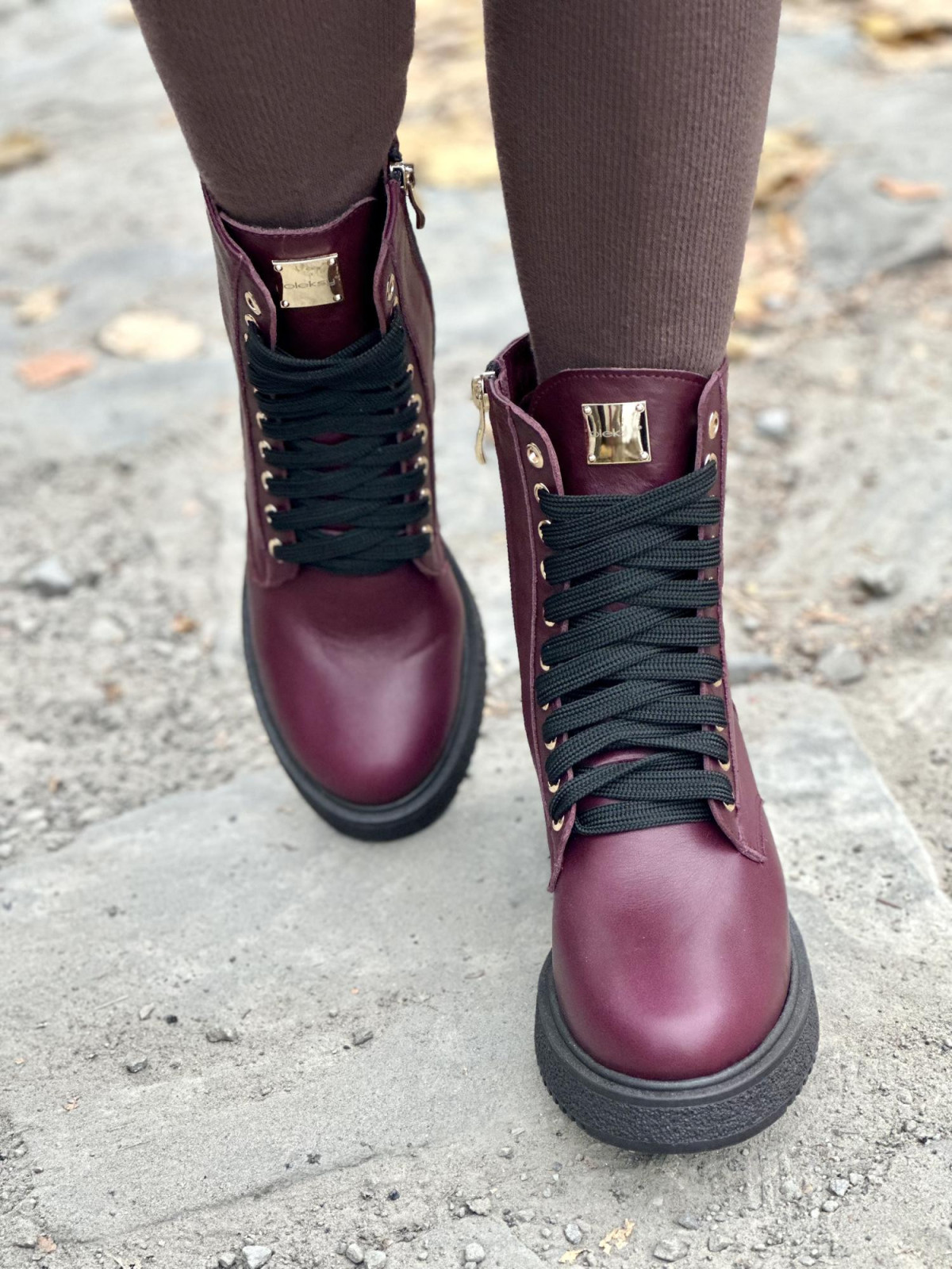 Botki skórzane OLEKSY Polskiej produkcji