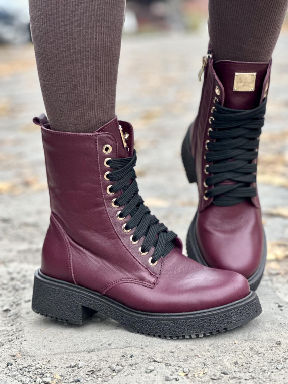 Botki skórzane OLEKSY Polskiej produkcji