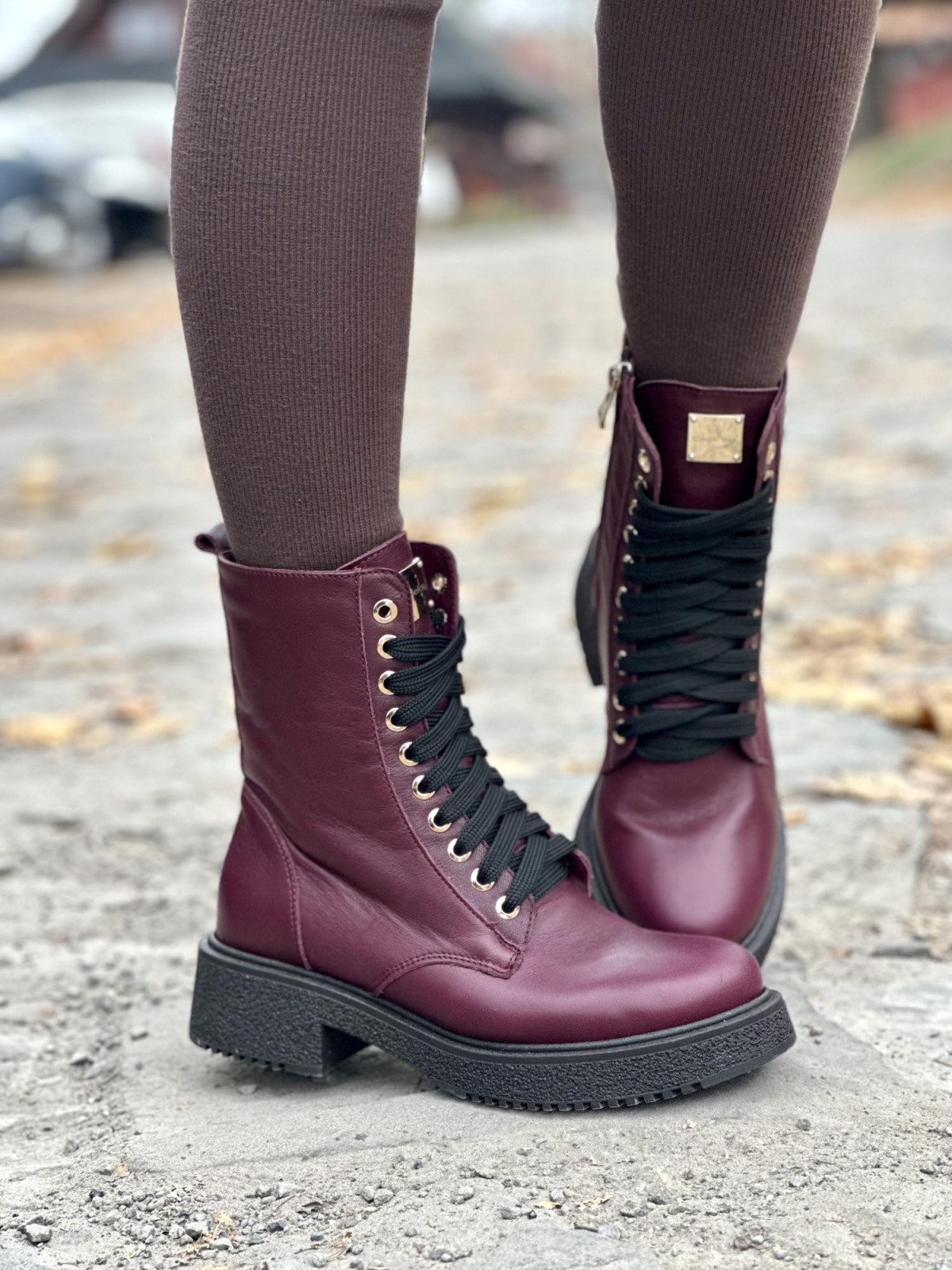 Botki skórzane OLEKSY Polskiej produkcji