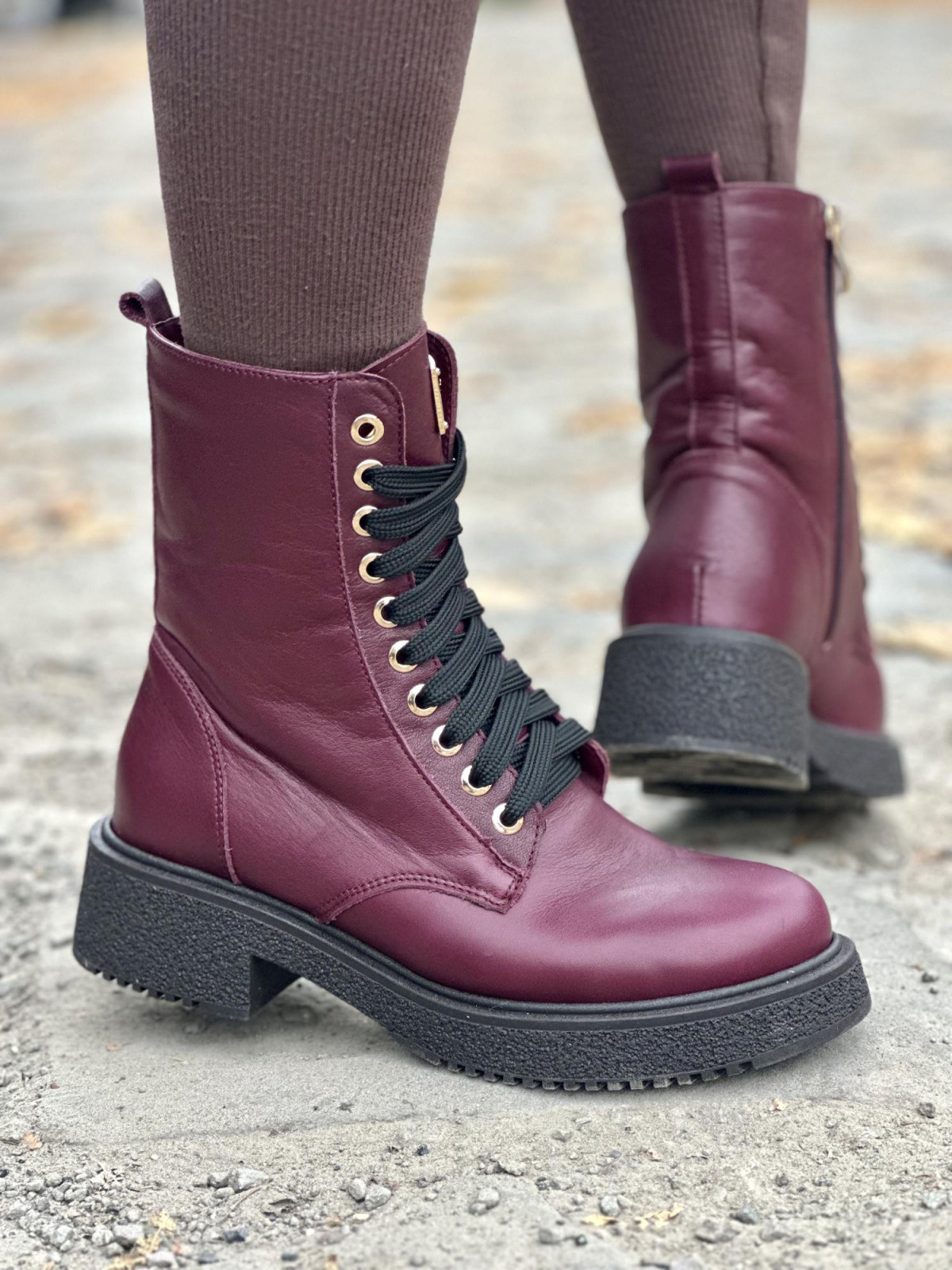 Botki skórzane OLEKSY Polskiej produkcji