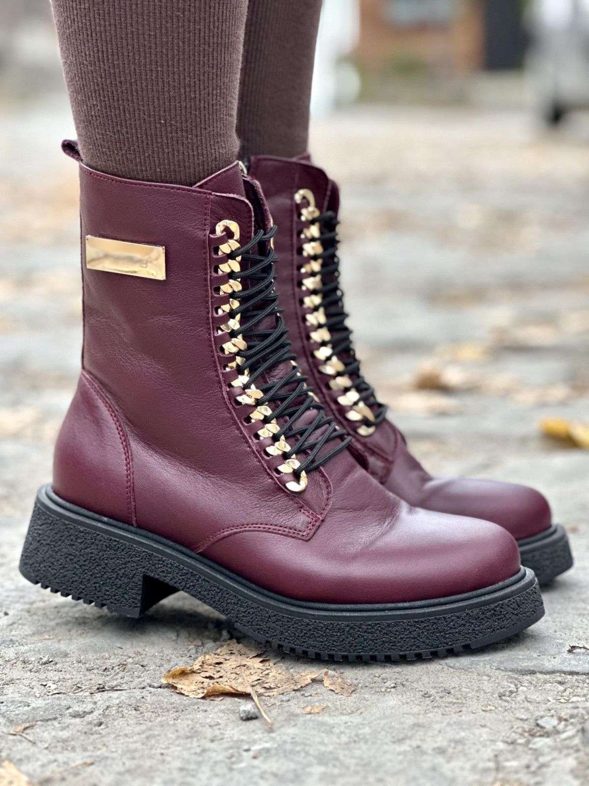 Botki skórzane OLEKSY Polskiej produkcji