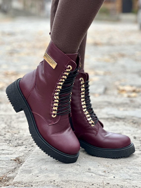 Botki skórzane OLEKSY Polskiej produkcji