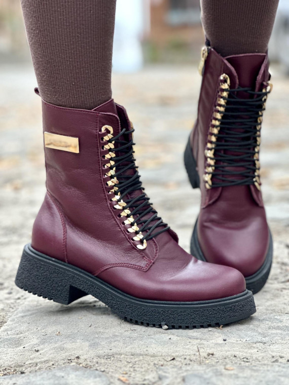 Botki skórzane OLEKSY Polskiej produkcji