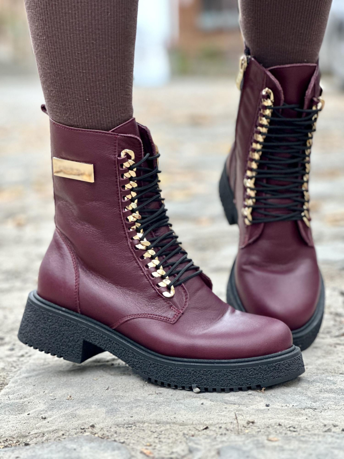 Botki skórzane OLEKSY Polskiej produkcji