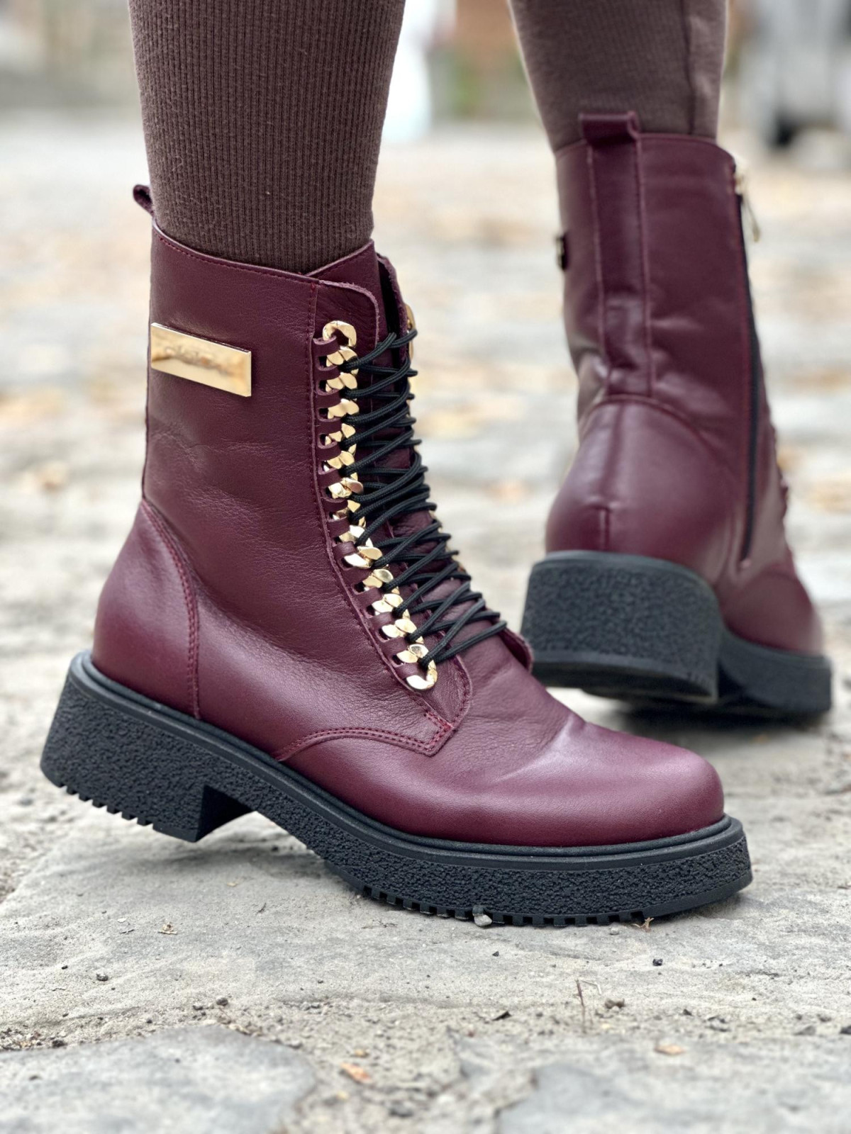 Botki skórzane OLEKSY Polskiej produkcji