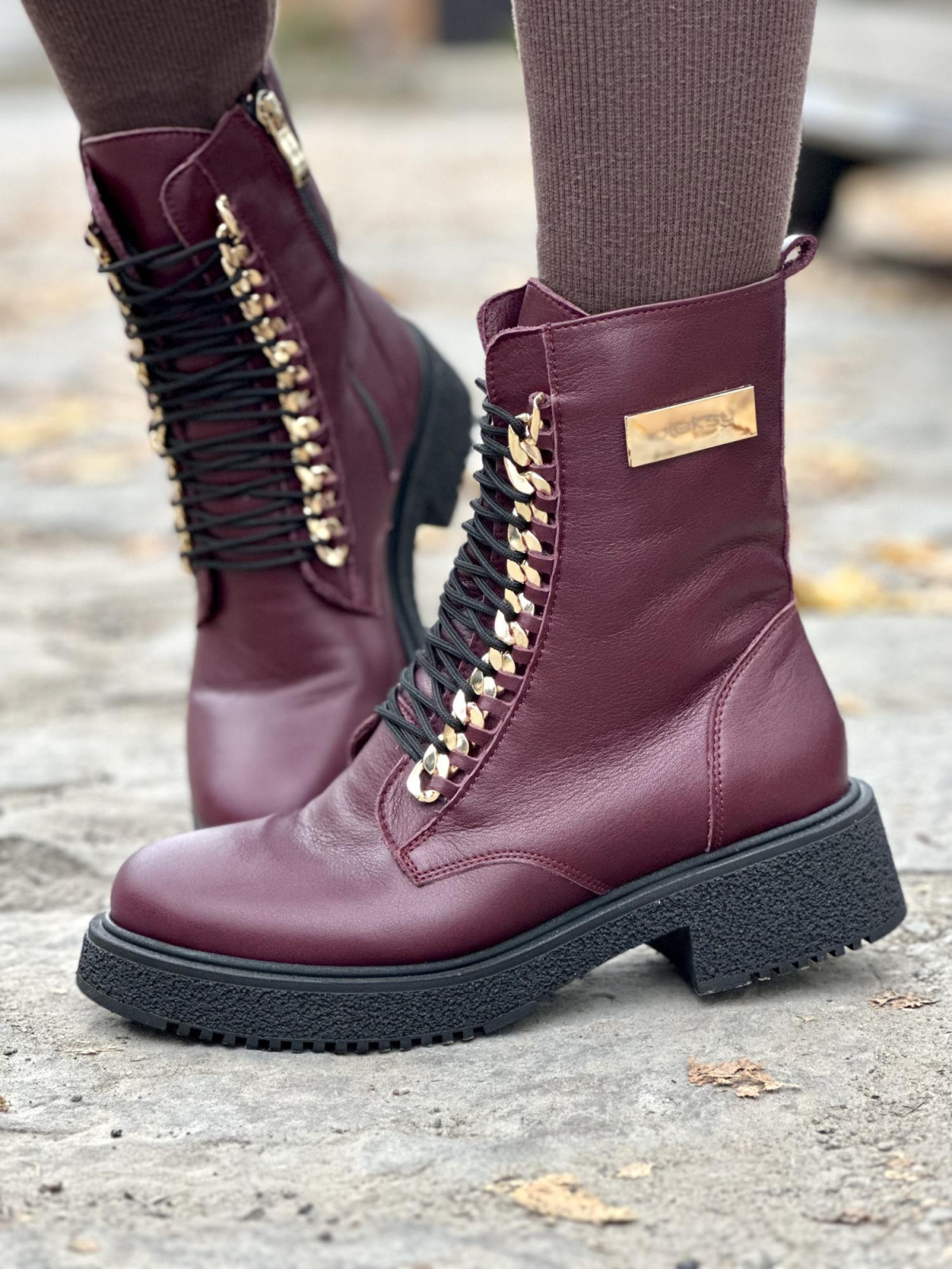 Botki skórzane OLEKSY Polskiej produkcji