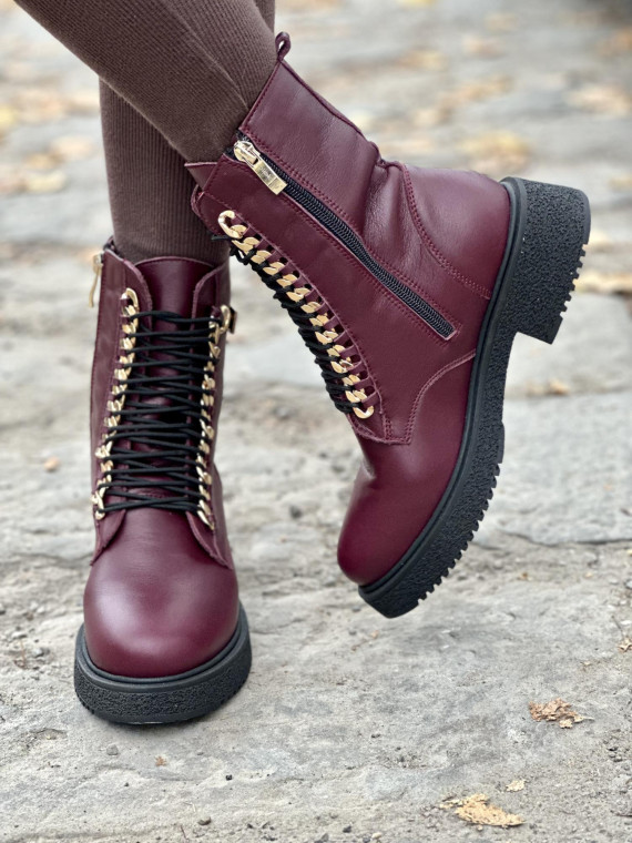 Botki skórzane OLEKSY Polskiej produkcji