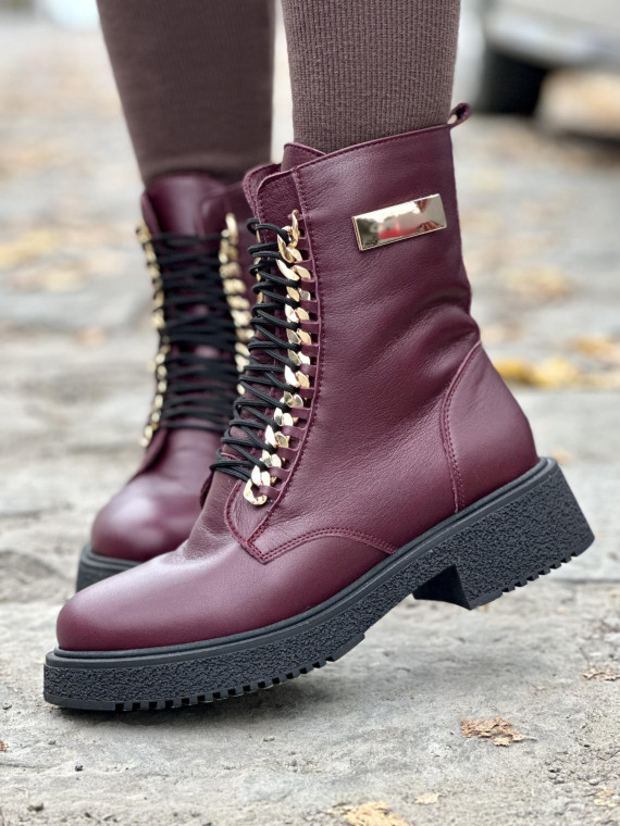 Botki skórzane OLEKSY Polskiej produkcji