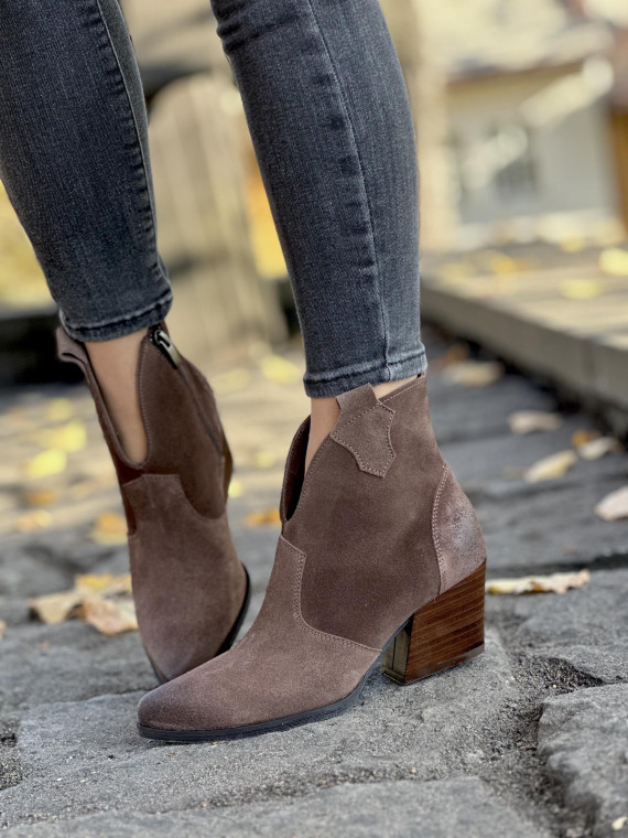 Kowbojki skórzane OLEKSY Polskiej produkcji