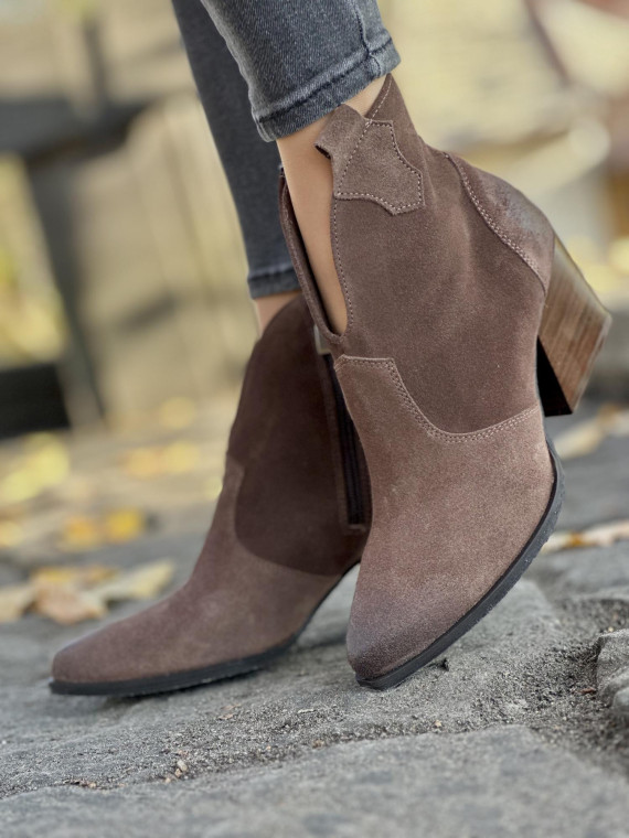 Kowbojki skórzane OLEKSY Polskiej produkcji