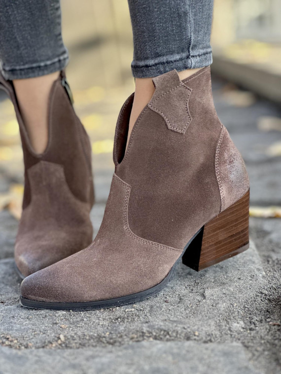 Kowbojki skórzane OLEKSY Polskiej produkcji