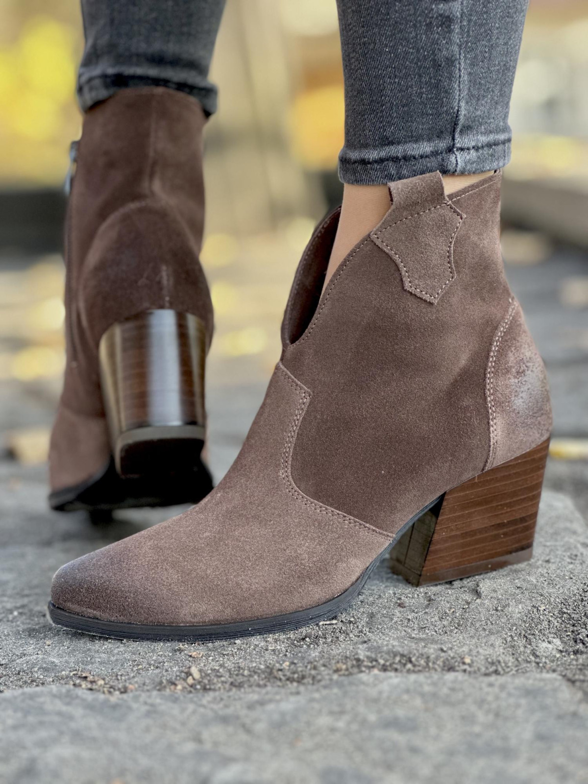 Kowbojki skórzane OLEKSY Polskiej produkcji