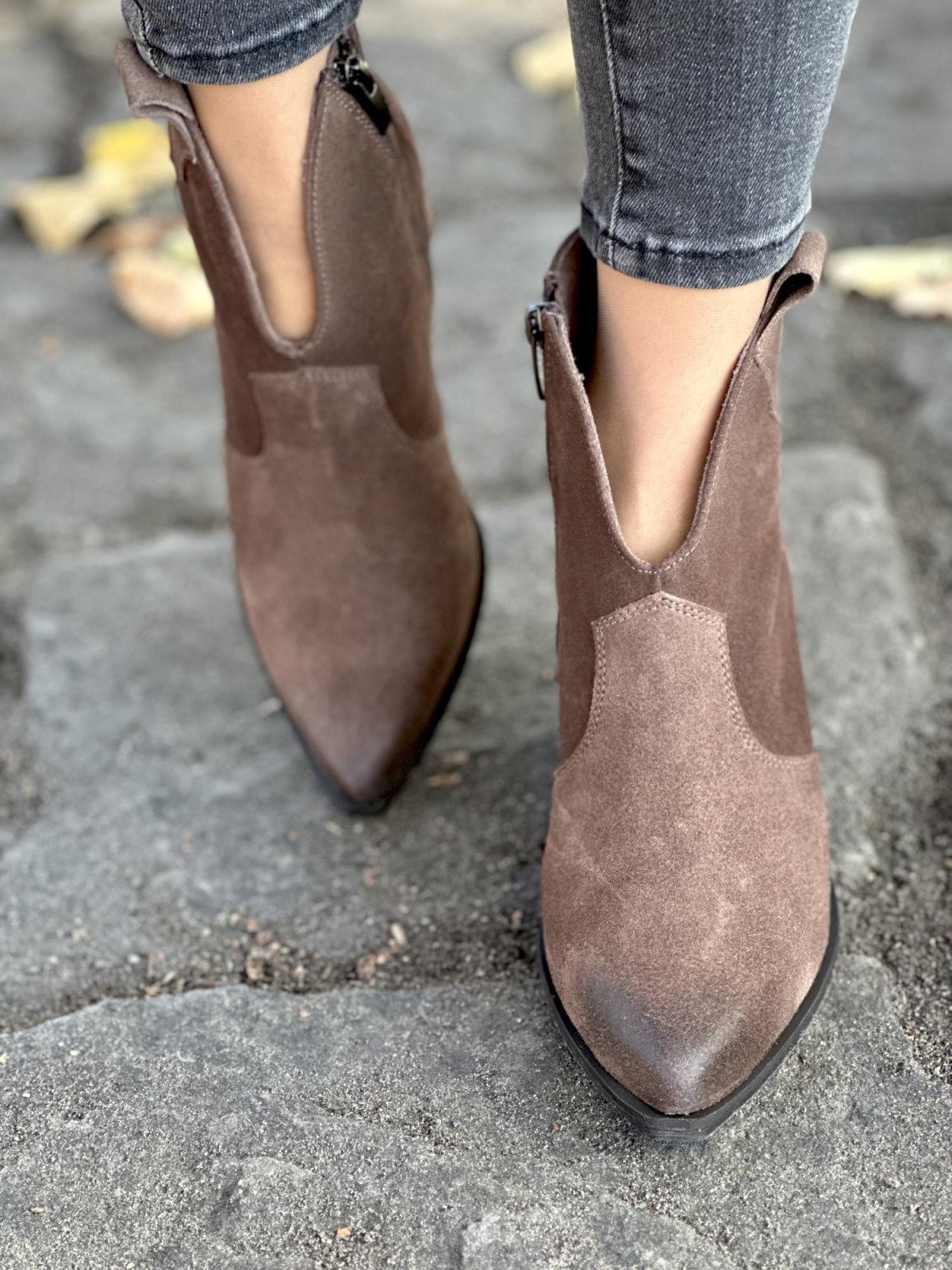 Kowbojki skórzane OLEKSY Polskiej produkcji