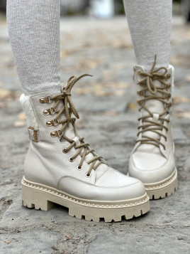 Śniegowce skórzane OLEKSY Polskiej produkcji