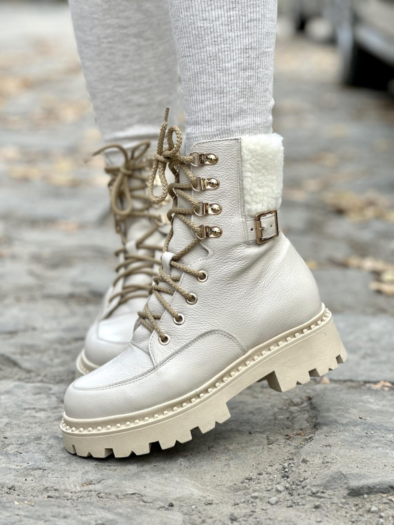 Śniegowce skórzane OLEKSY Polskiej produkcji