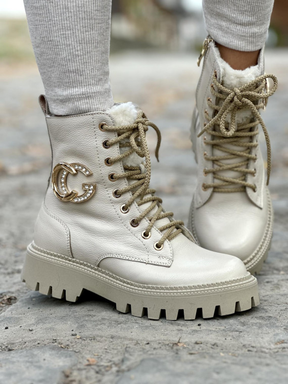 Śniegowce skórzane OLEKSY Polskiej produkcji