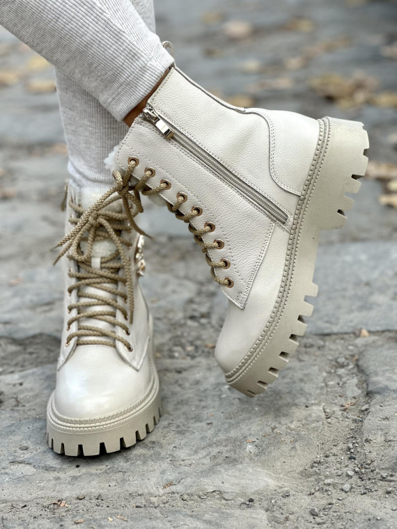 Śniegowce skórzane OLEKSY Polskiej produkcji