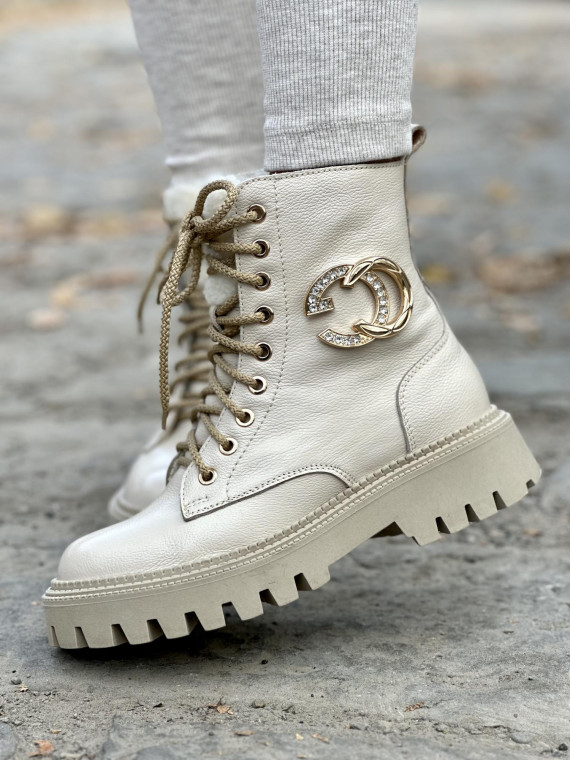 Śniegowce skórzane OLEKSY Polskiej produkcji