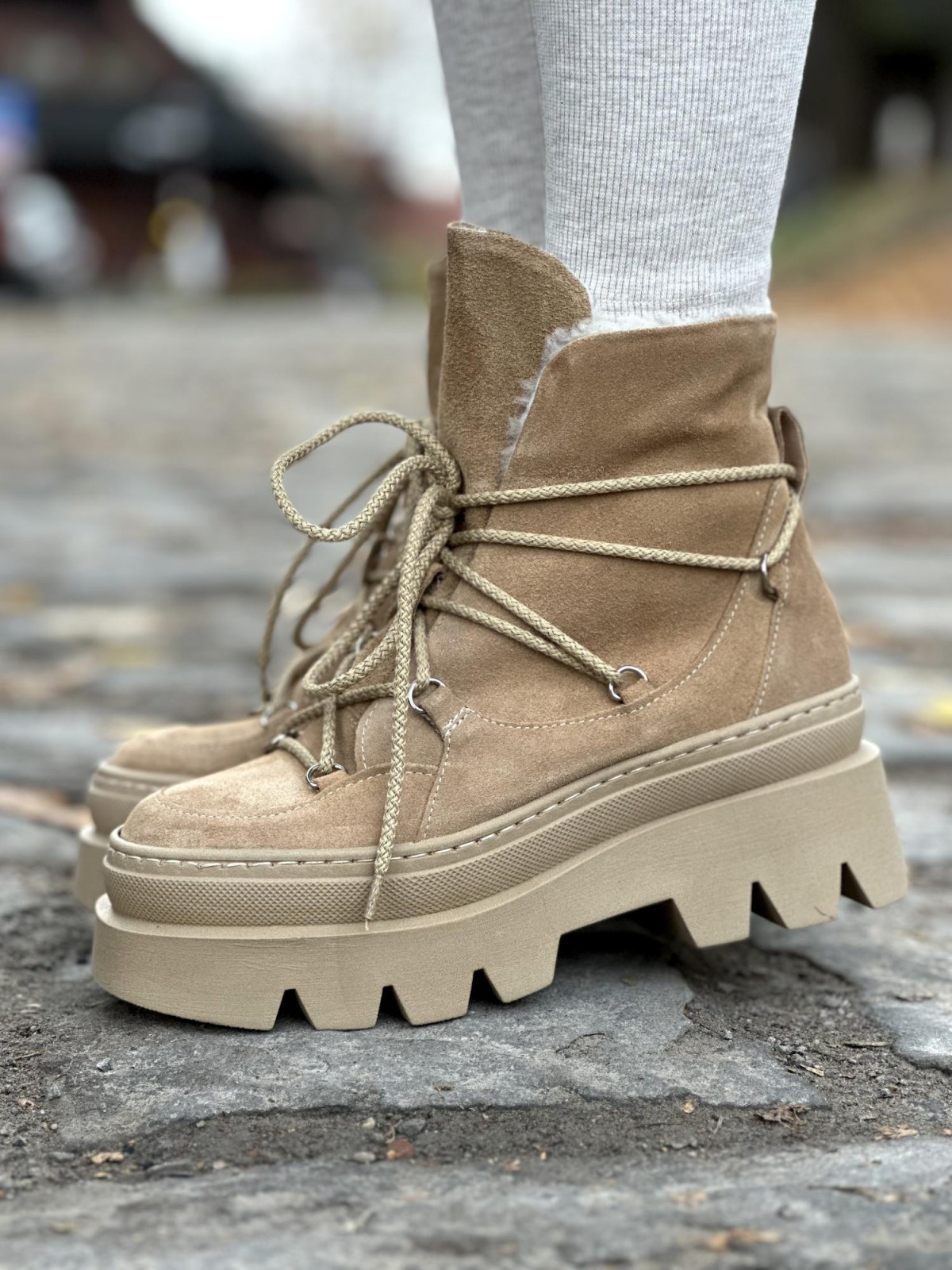 Śniegowce skórzane OLEKSY Polskiej produkcji