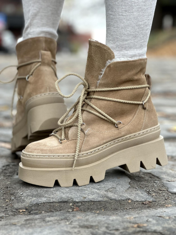 Śniegowce skórzane OLEKSY Polskiej produkcji