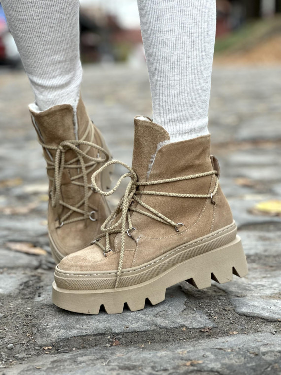 Śniegowce skórzane OLEKSY Polskiej produkcji