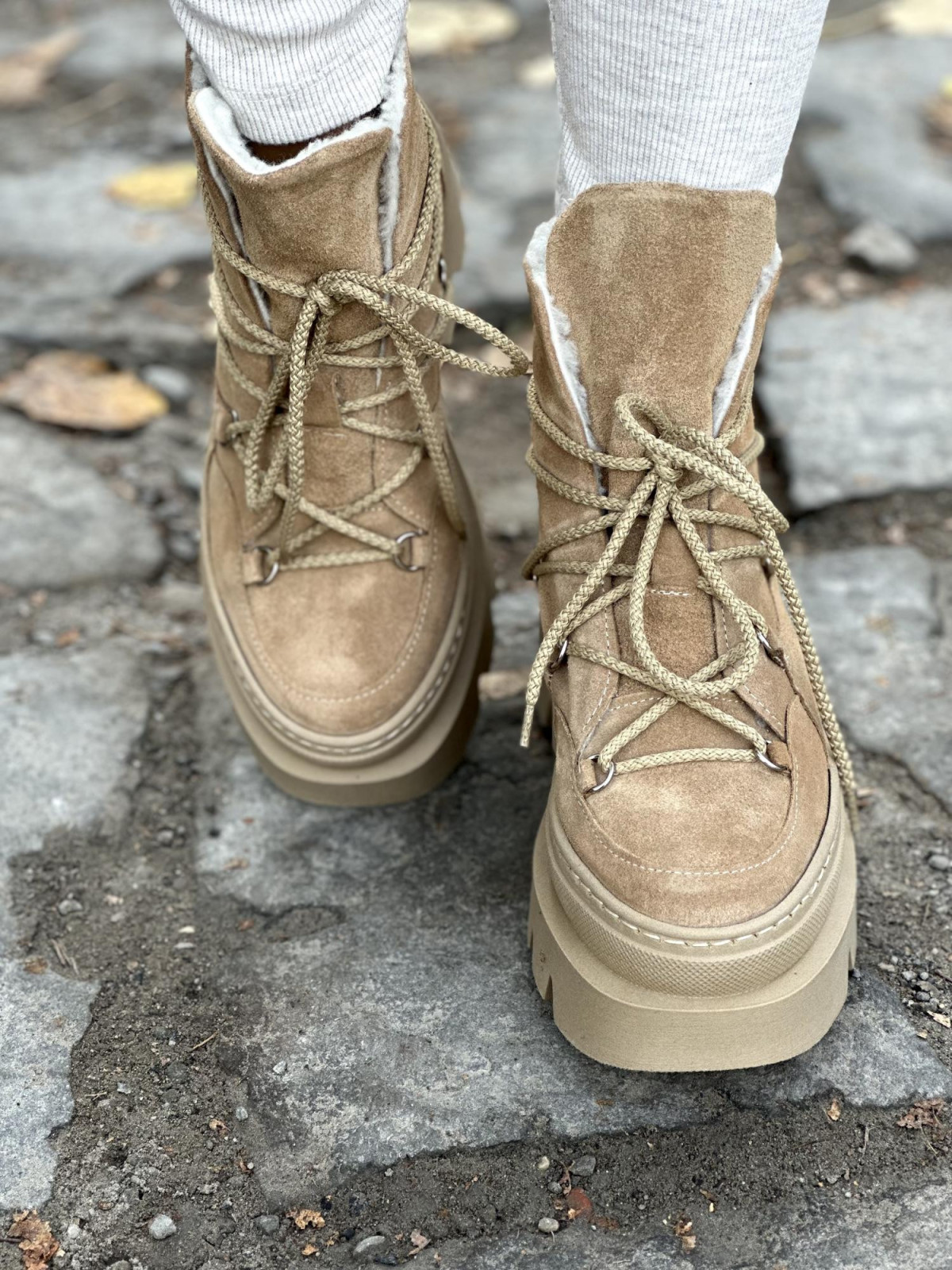 Śniegowce skórzane OLEKSY Polskiej produkcji