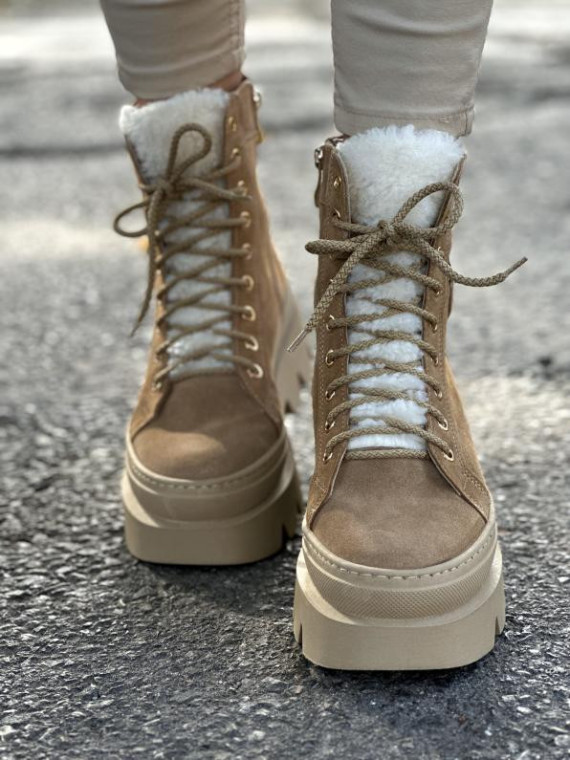 Śniegowce skórzane OLEKSY Polskiej produkcji