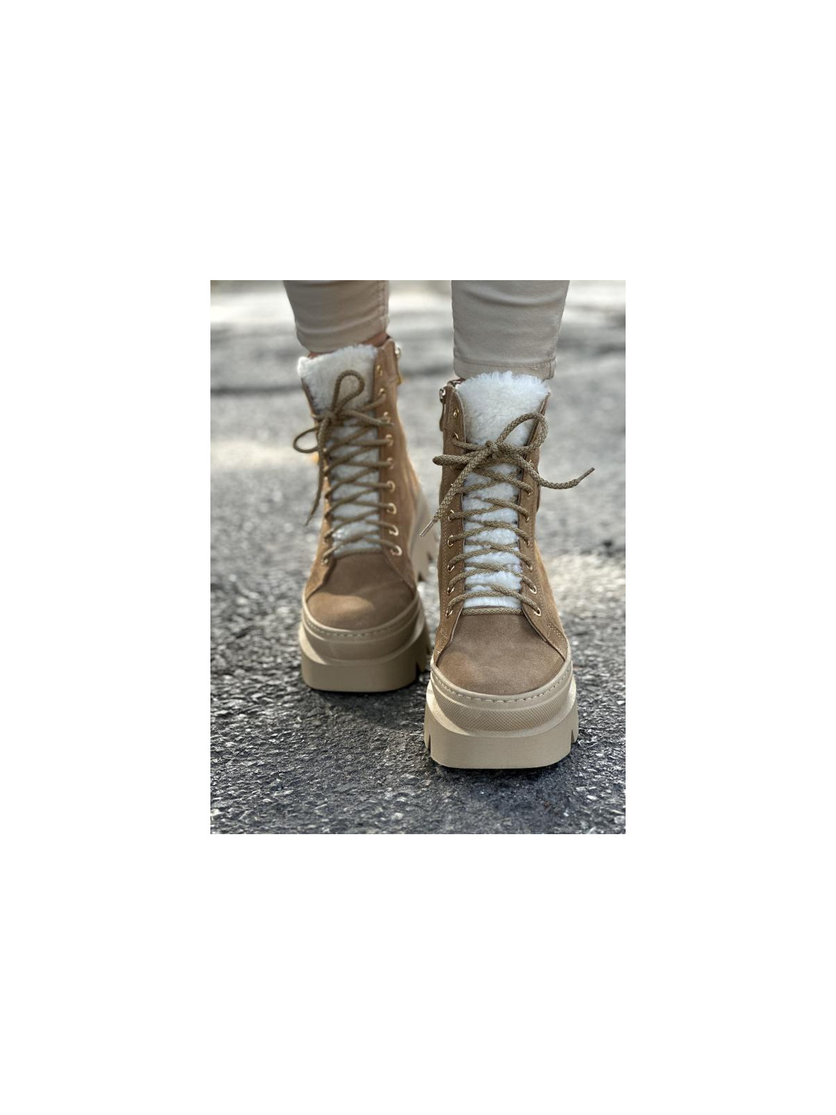 Śniegowce skórzane OLEKSY Polskiej produkcji