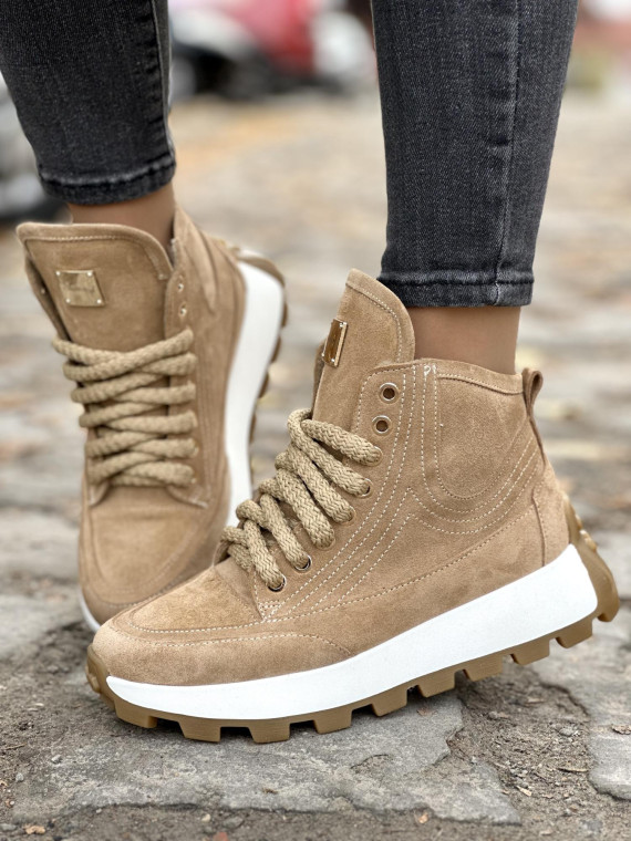 Sneakersy OLEKSY ze skóry Polskiej produkcji