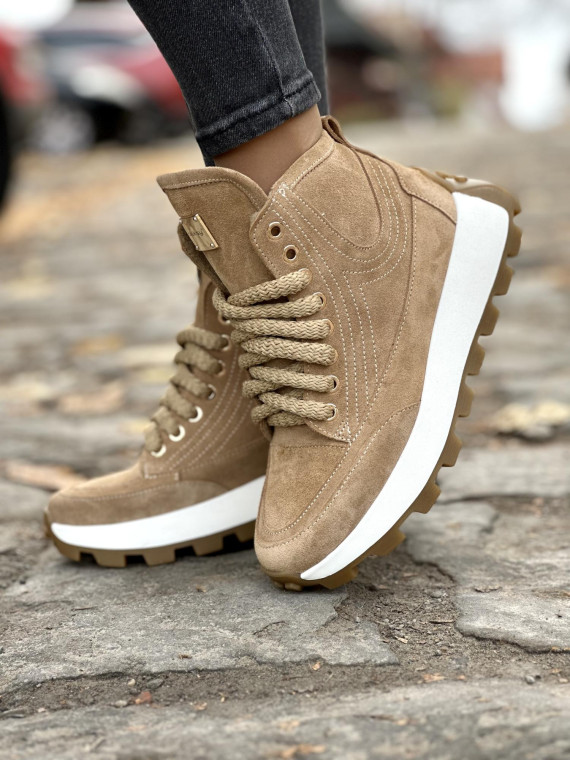 Sneakersy OLEKSY ze skóry Polskiej produkcji