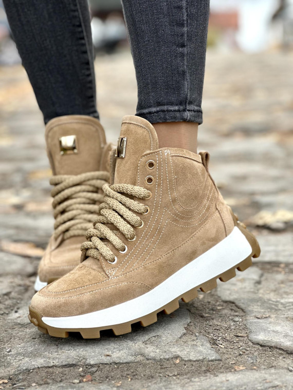 Sneakersy OLEKSY ze skóry Polskiej produkcji