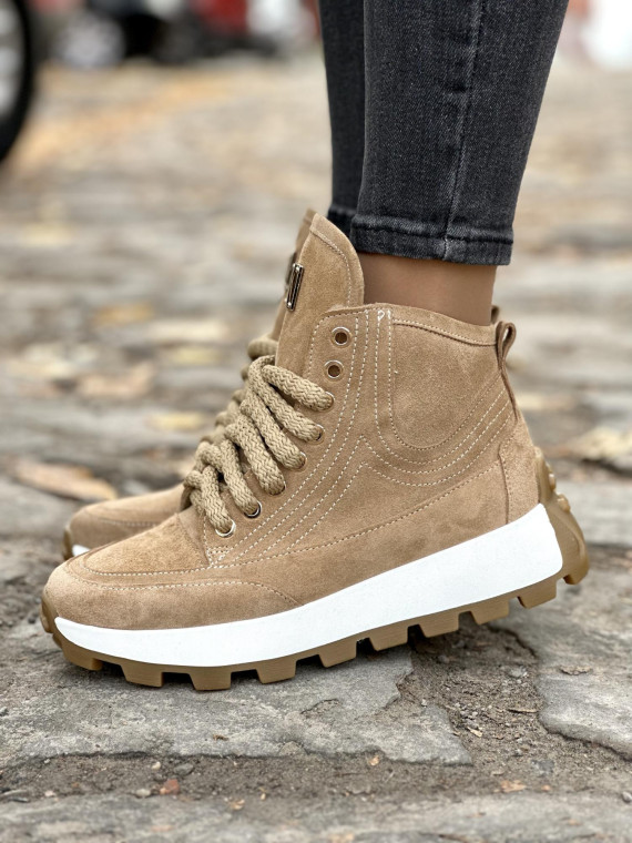 Sneakersy OLEKSY ze skóry Polskiej produkcji