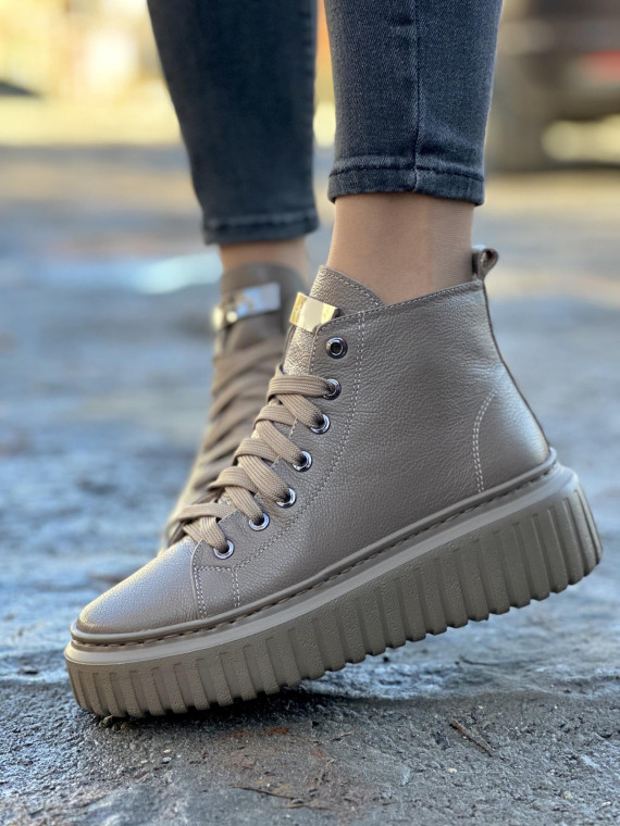 Sneakersy OLEKSY ze skóry Polskiej produkcji