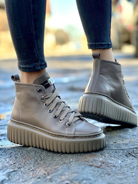 Sneakersy OLEKSY ze skóry Polskiej produkcji