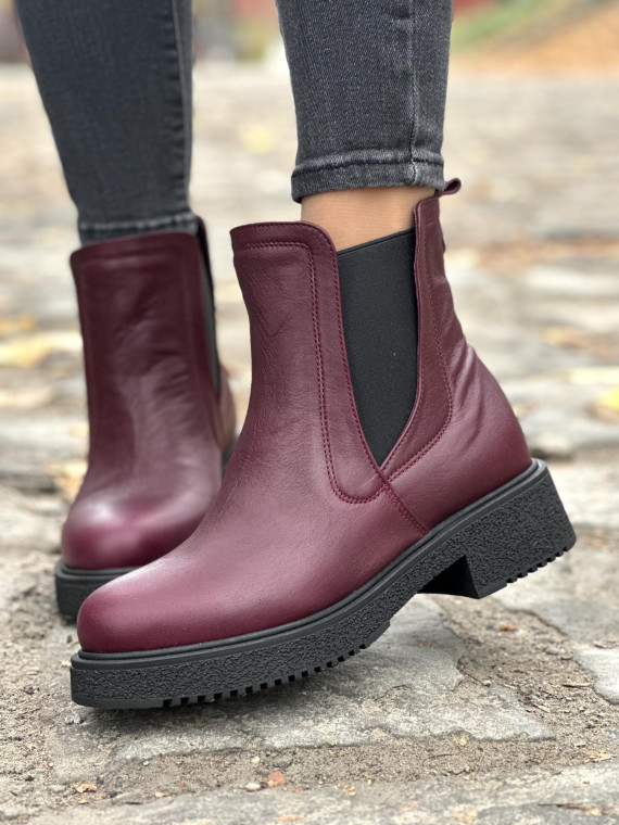 Botki skórzane OLEKSY Polskiej produkcji