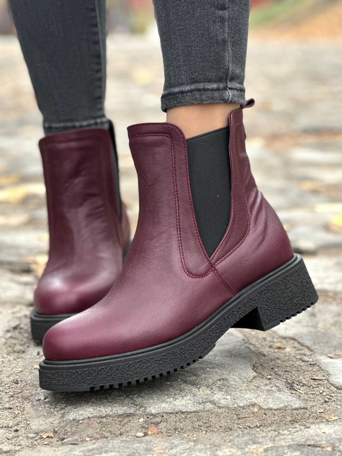 Botki skórzane OLEKSY Polskiej produkcji