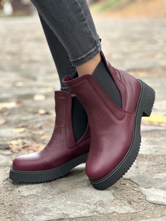 Botki skórzane OLEKSY Polskiej produkcji