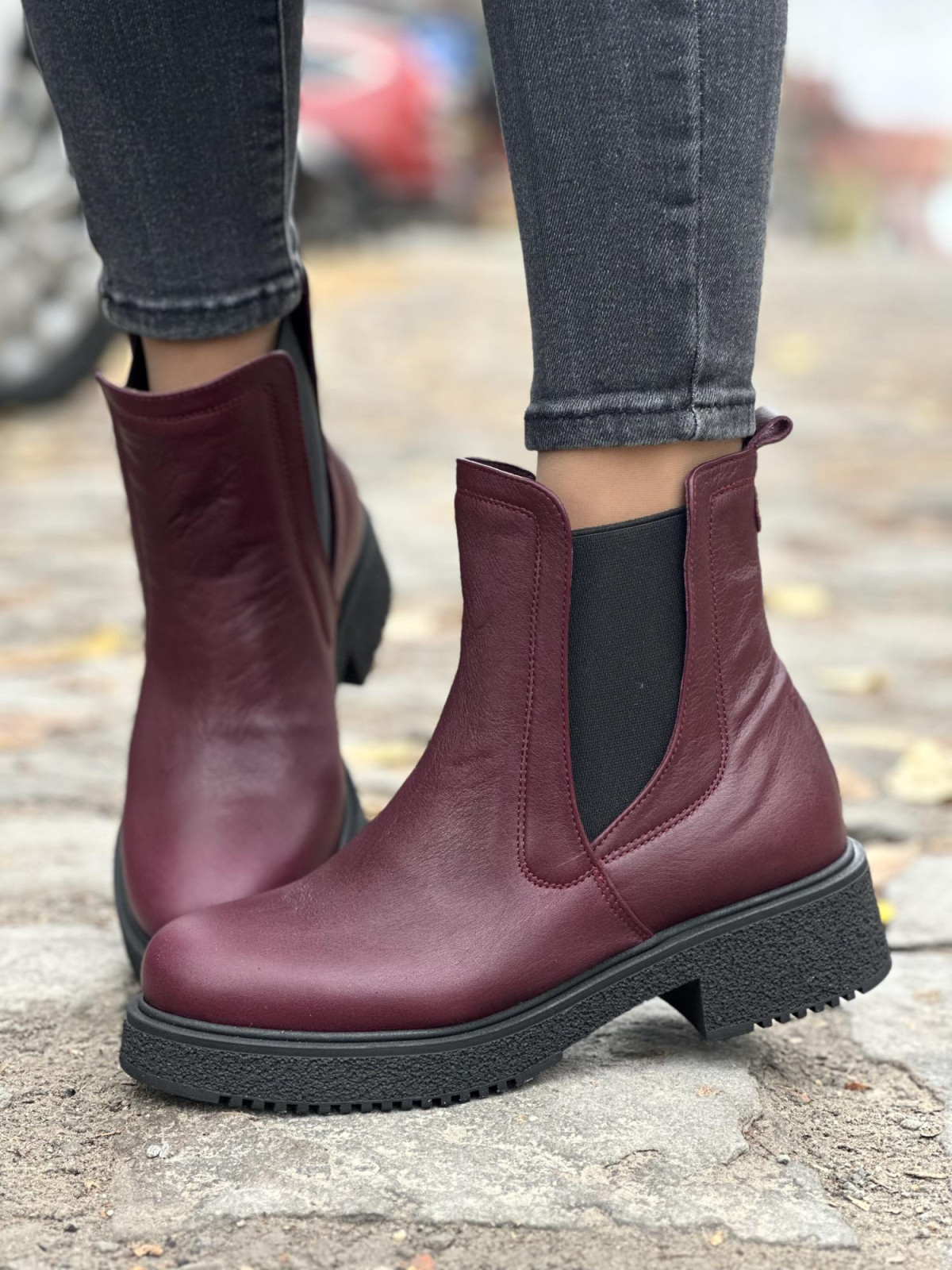 Botki skórzane OLEKSY Polskiej produkcji