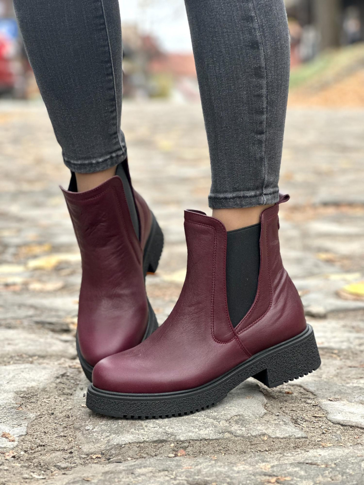 Botki skórzane OLEKSY Polskiej produkcji