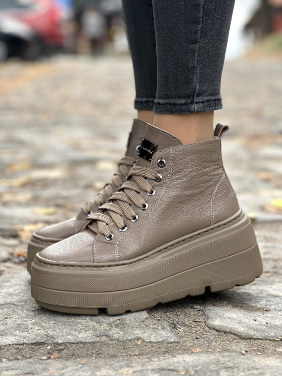 Sneakersy OLEKSY ze skóry Polskiej produkcji