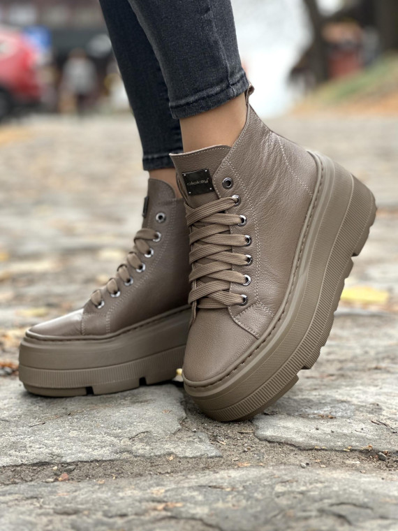 Sneakersy OLEKSY ze skóry Polskiej produkcji